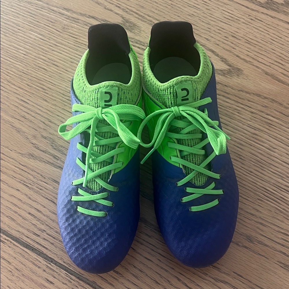 KIPSTA | Kids Blue and Green Athletic Shoes